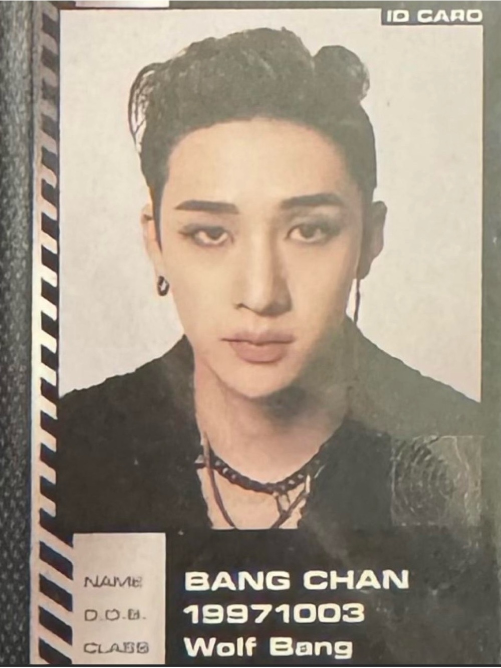 SKZ - BANGCHAN PHOTOCARD